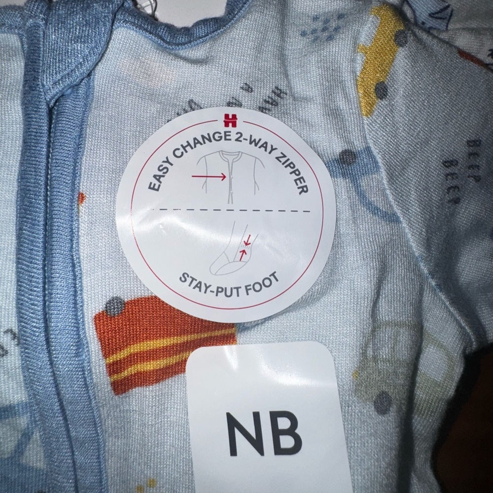 Cozy Critter and Vehicle Print Kids Footies - Picture 3 of 6